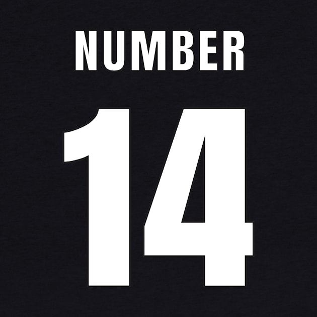 NUMBER 14 FRONT-PRINT by mn9